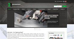 Desktop Screenshot of microntechgroup.com