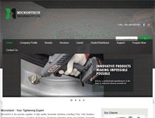 Tablet Screenshot of microntechgroup.com
